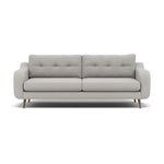 Phoebe 4 Seater Sofa - Extra Large Sofa Standard Back Grade B 4 Seater Sofas Sterling Home 17 Plush Velvet Silver Weathered Oak