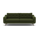 Phoebe 4 Seater Sofa - Extra Large Sofa Standard Back Grade B 4 Seater Sofas Sterling Home 20 Plush Velvet Vine American Walnut