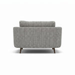 Phoebe Loveseat - Snuggler Chair Grade A — Capital Light Grey / American Walnut, gallery image 2