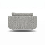 Phoebe Loveseat - Snuggler Chair Grade A — Capital Light Grey / Chrome, gallery image 2