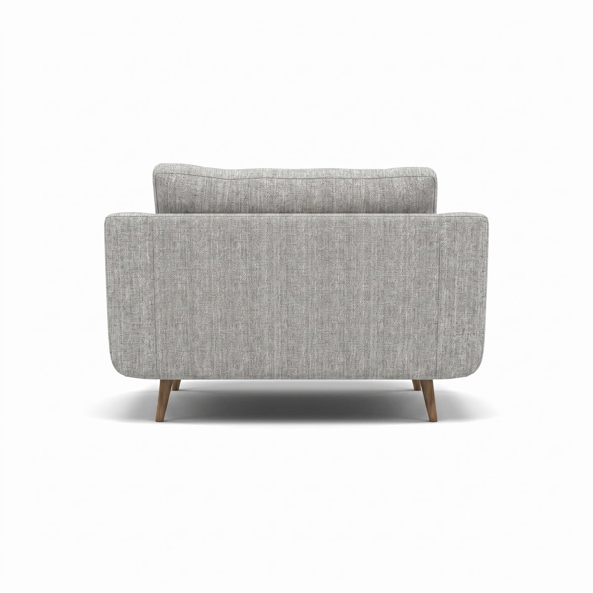 Phoebe Loveseat - Snuggler Chair Grade A — Capital Light Grey / Weathered Oak, gallery image 2