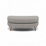 Phoebe Oval Footstool - Oval Cuddler Stool Grade A Sterling Home 3 Capital Light Grey Weathered Oak