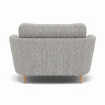 Phoebe Oval Loveseat - Oval Cuddler Grade A — Capital Light Grey / Natural, gallery image 2