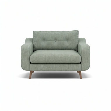 Phoebe Loveseat - Snuggler Chair Grade A Sterling Home 7 Capital Ecru Weathered Oak