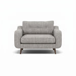 Phoebe Loveseat - Snuggler Chair Grade A Sterling Home 1 Capital Light Grey American Walnut