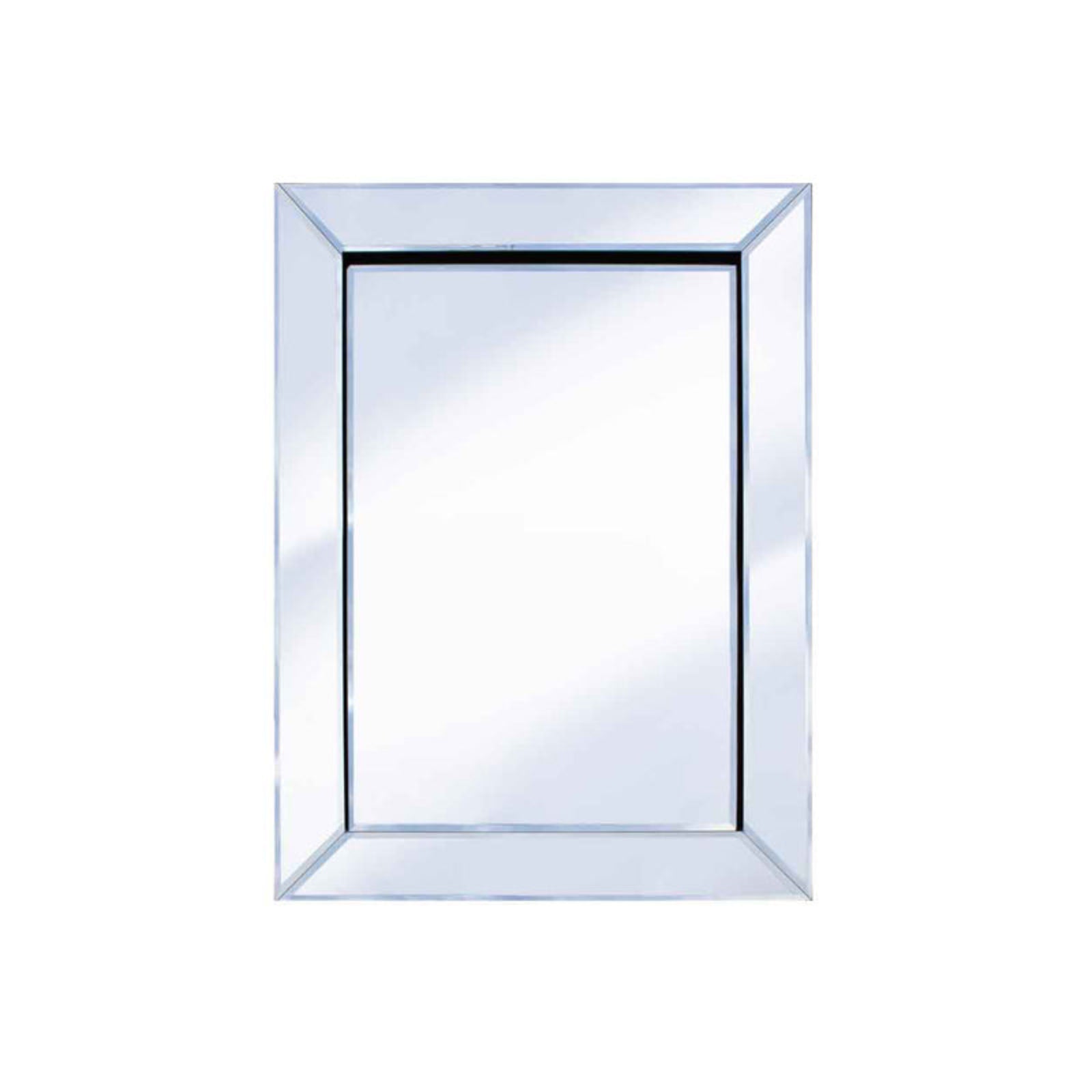 Medium Rectangle Silver Mirror - Classic Mirror 60X80 Sterling Home 1
