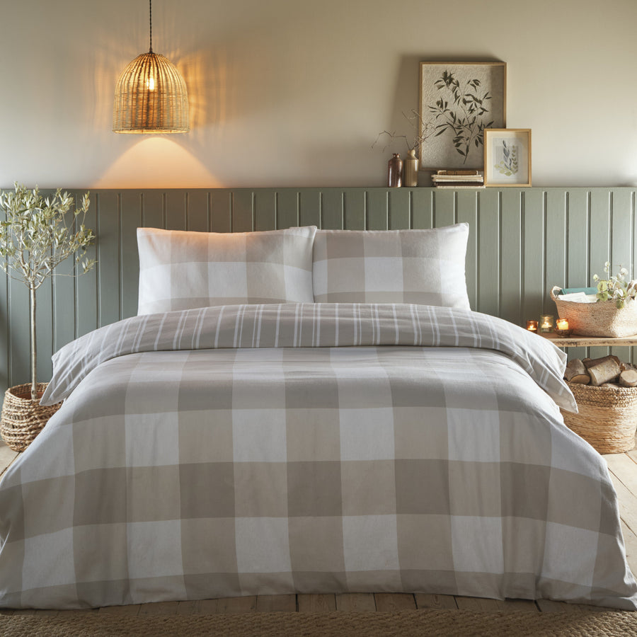 Glenmore Cream Duvet Set King - Glenmore Duvet Set King Natural Sterling Home 1