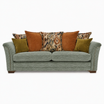 Burton 4 Seater Sofa - Grand Sofa Grade C 4 Seater Sofas Sterling Home 4 3080 : Pesto Astrid Velvet Plain