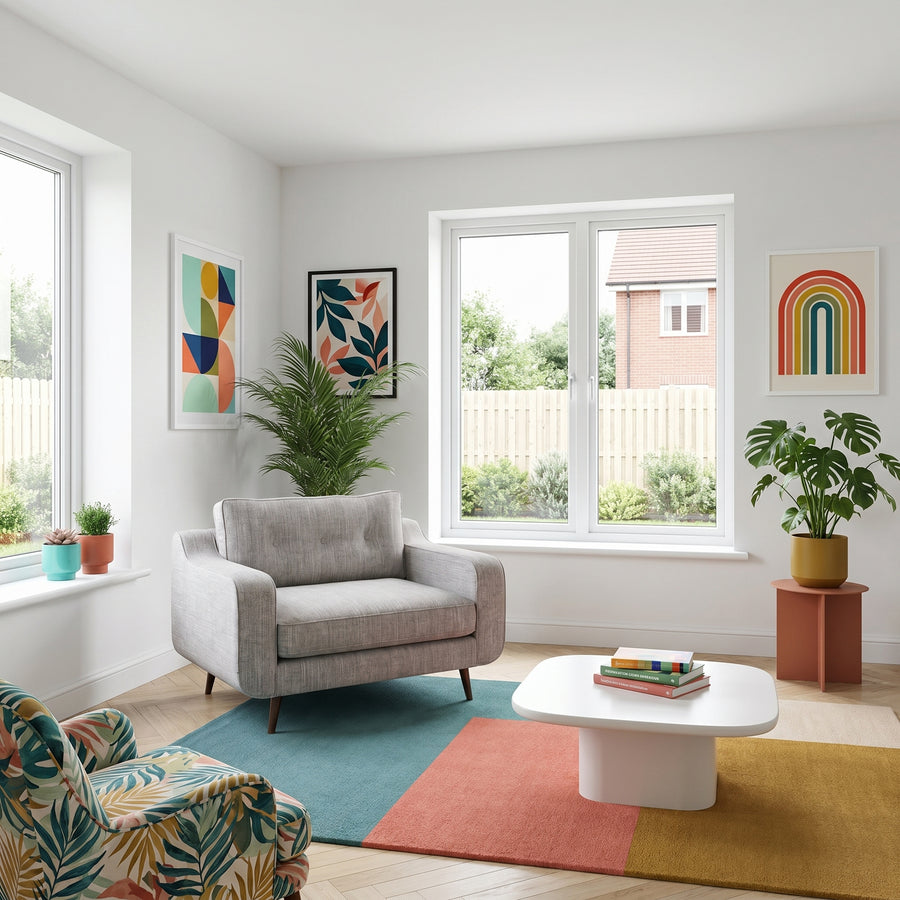 Phoebe Loveseat - Snuggler Chair Grade A