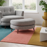 Phoebe Oval Footstool - Oval Cuddler Stool Grade B Footstools Sterling Home 2