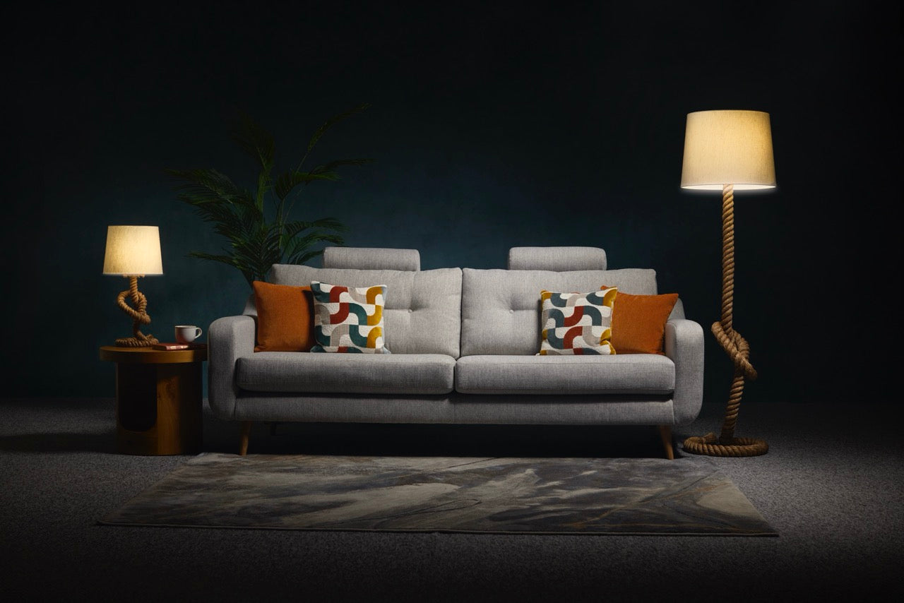 Phoebe 3 Seater Sofa - Large Sofa Standard Back Grade C Sterling Home 2