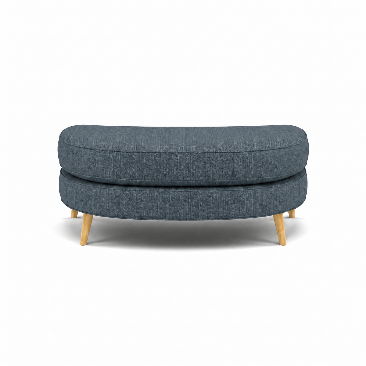 Phoebe Oval Footstool - Oval Cuddler Stool Grade A Standard Footstools Sterling Home 5