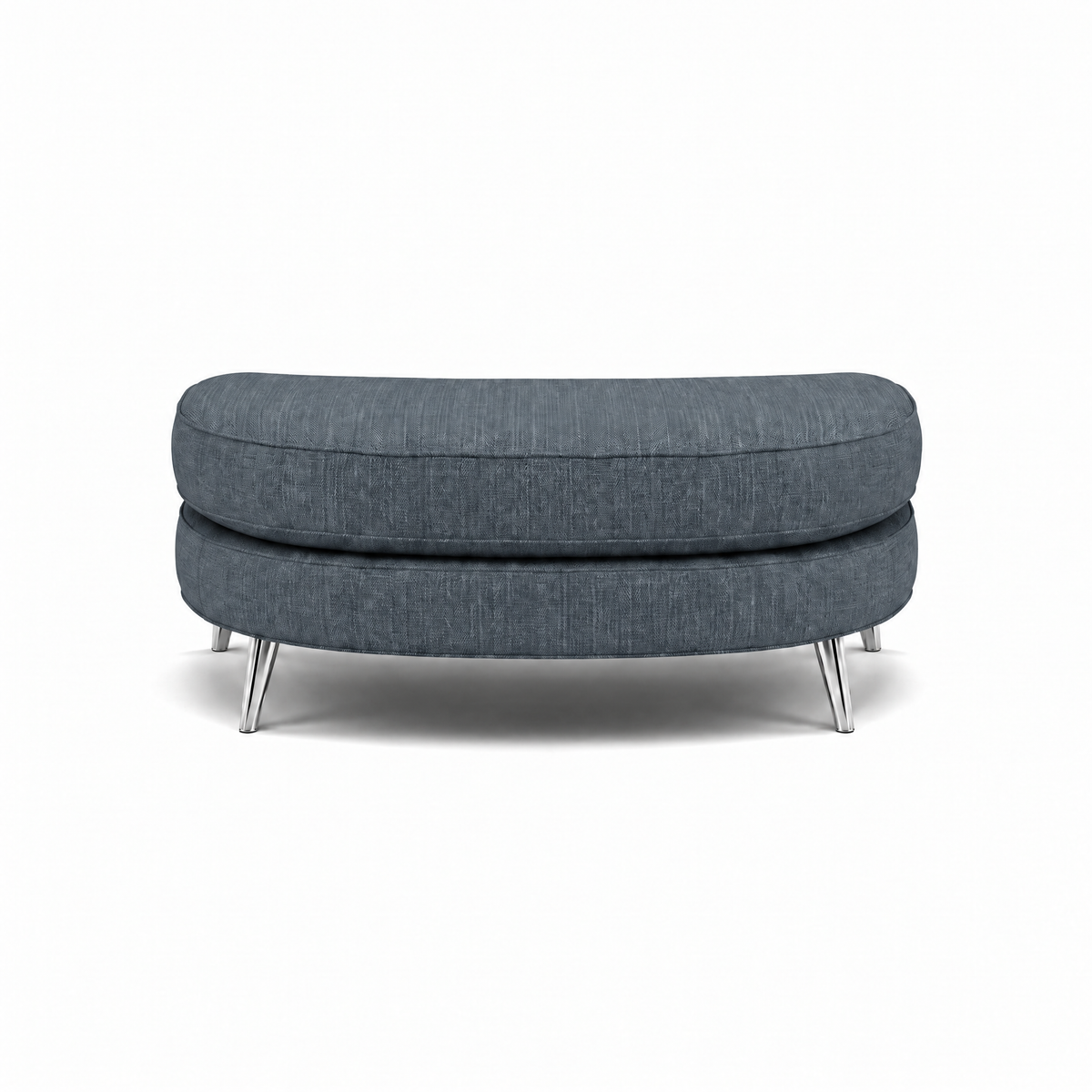 Phoebe Oval Footstool - Oval Cuddler Stool Grade A Standard Footstools Sterling Home 6