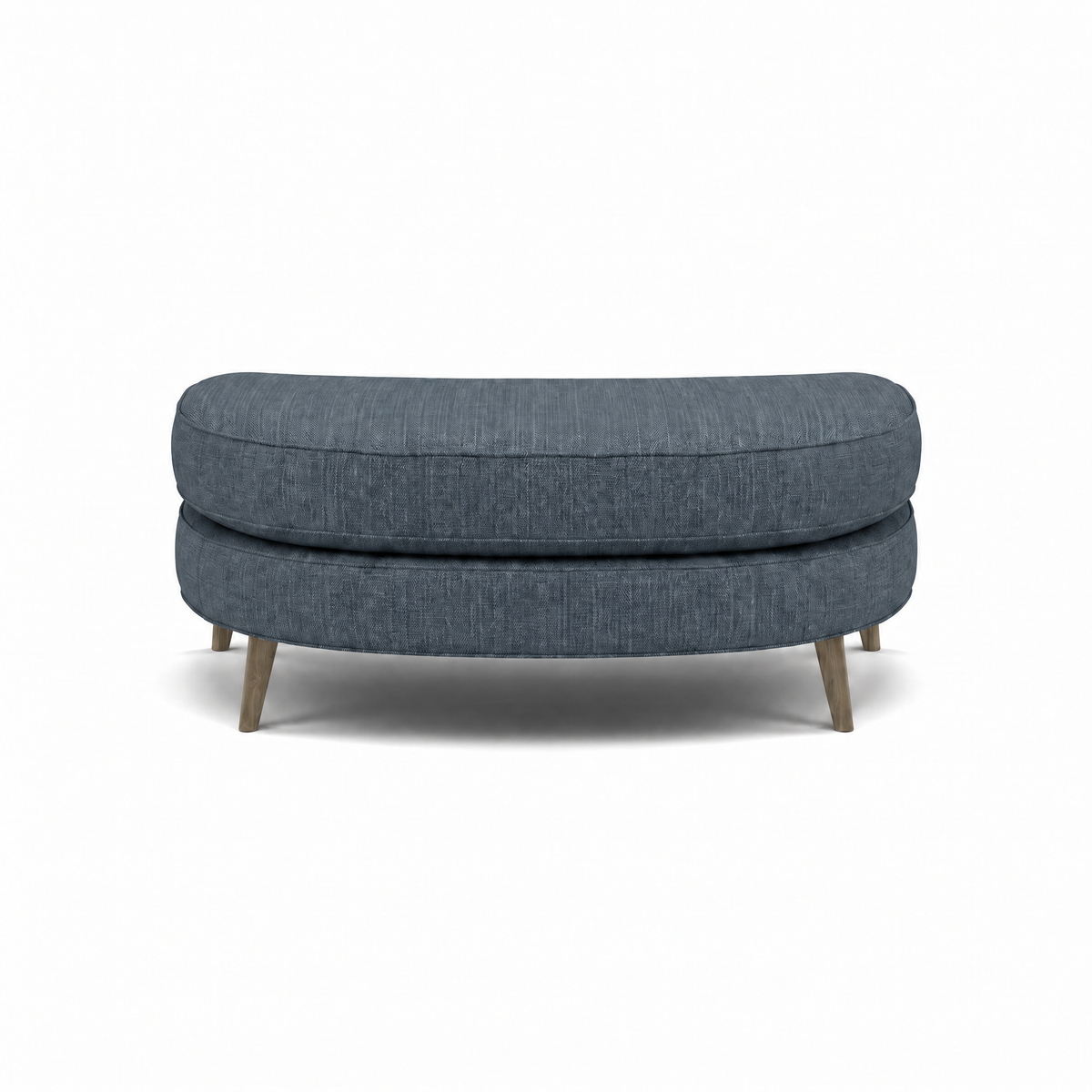Phoebe Oval Footstool - Oval Cuddler Stool Grade A Standard Footstools Sterling Home 4