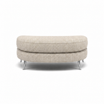 Phoebe Oval Footstool - Oval Cuddler Stool Grade A Standard Footstools Sterling Home 9