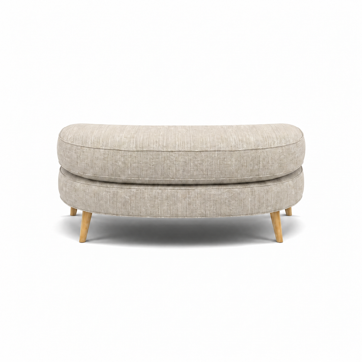 Phoebe Oval Footstool - Oval Cuddler Stool Grade A Standard Footstools Sterling Home 8