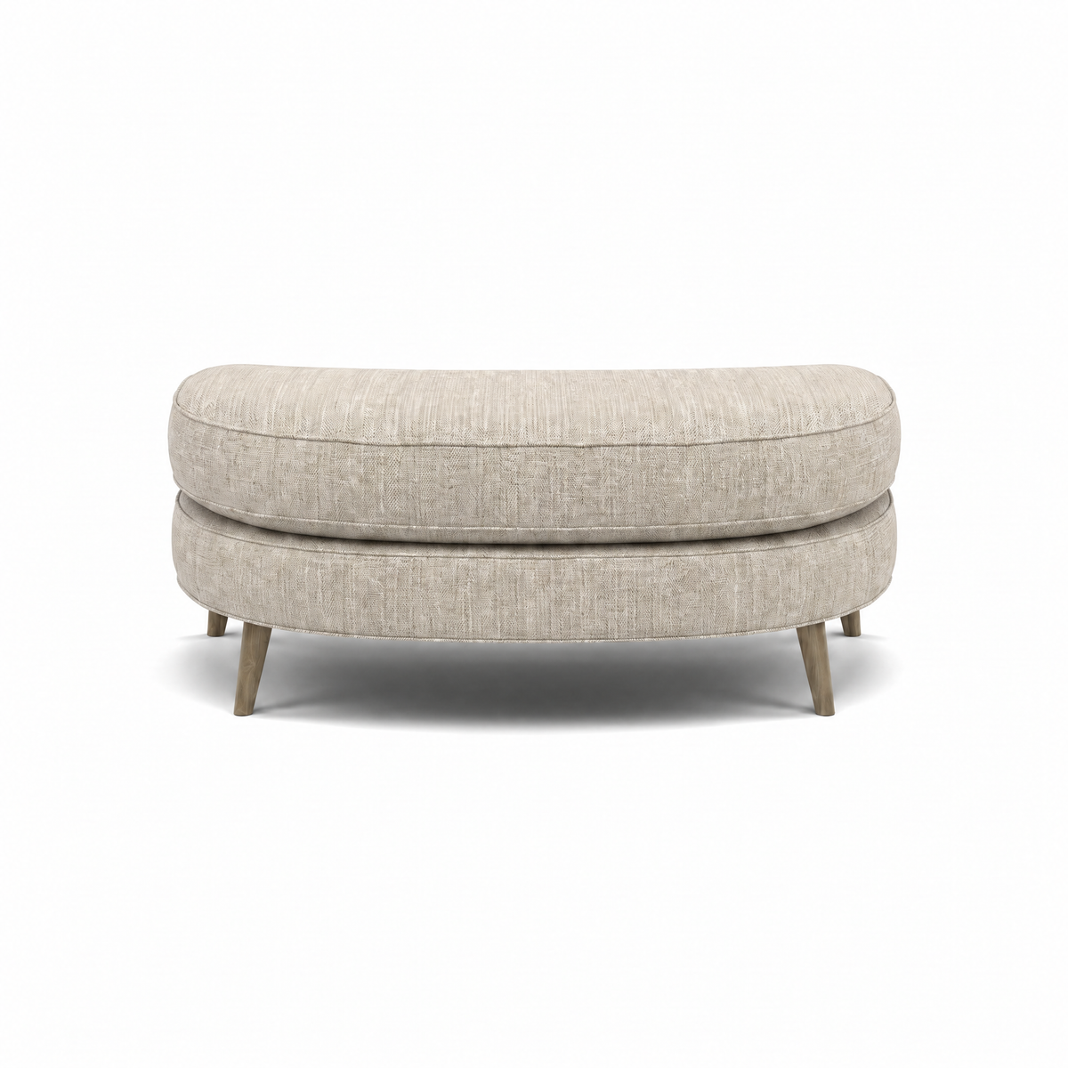 Phoebe Oval Footstool - Oval Cuddler Stool Grade A Standard Footstools Sterling Home 7