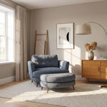 Phoebe Oval Loveseat - Oval Cuddler Grade B Armchairs Sterling Home 2
