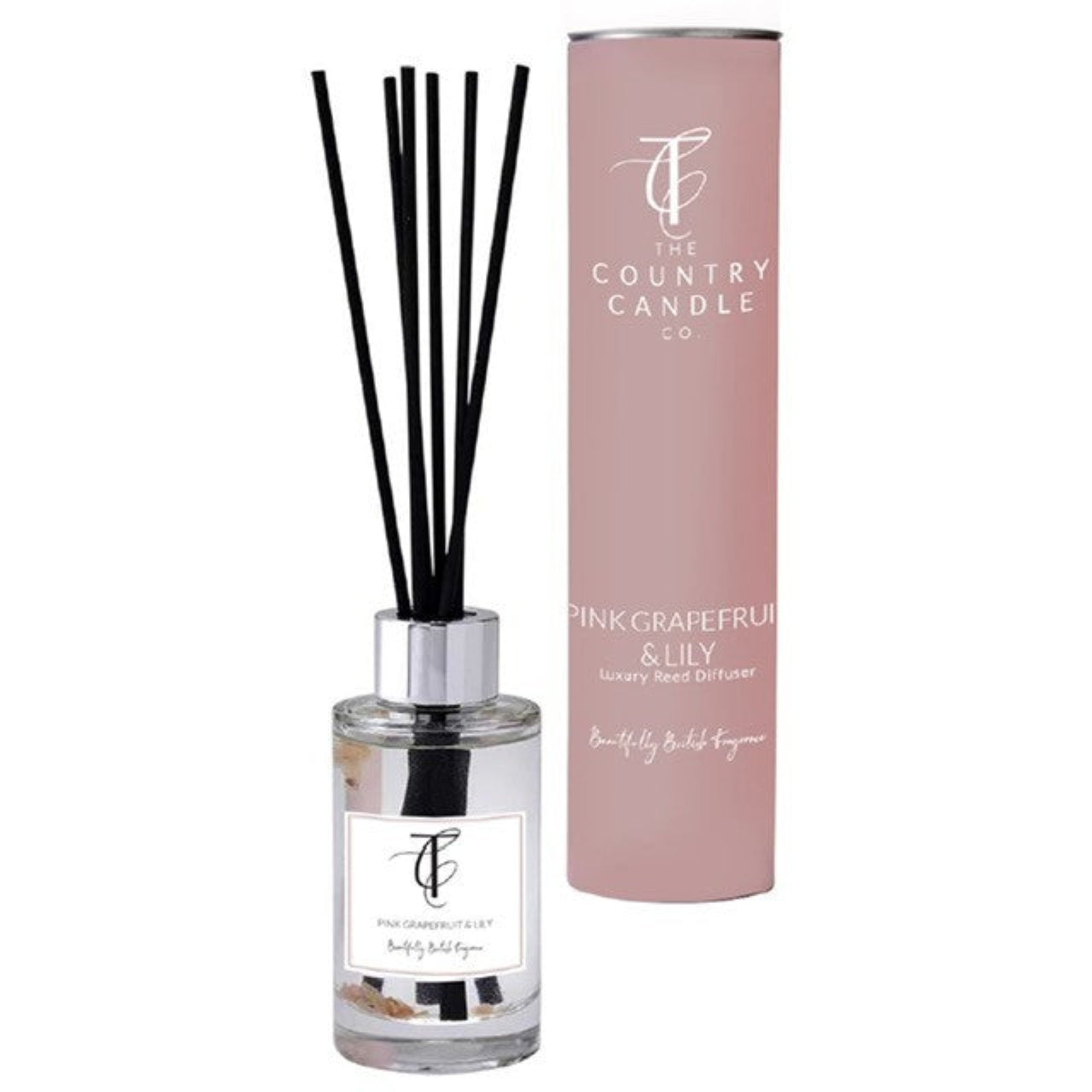 Pink Grapefruit & Lily Diffuser - DISC Pink Grapefruit & Lily 100Ml Diffuser Sterling Home 1