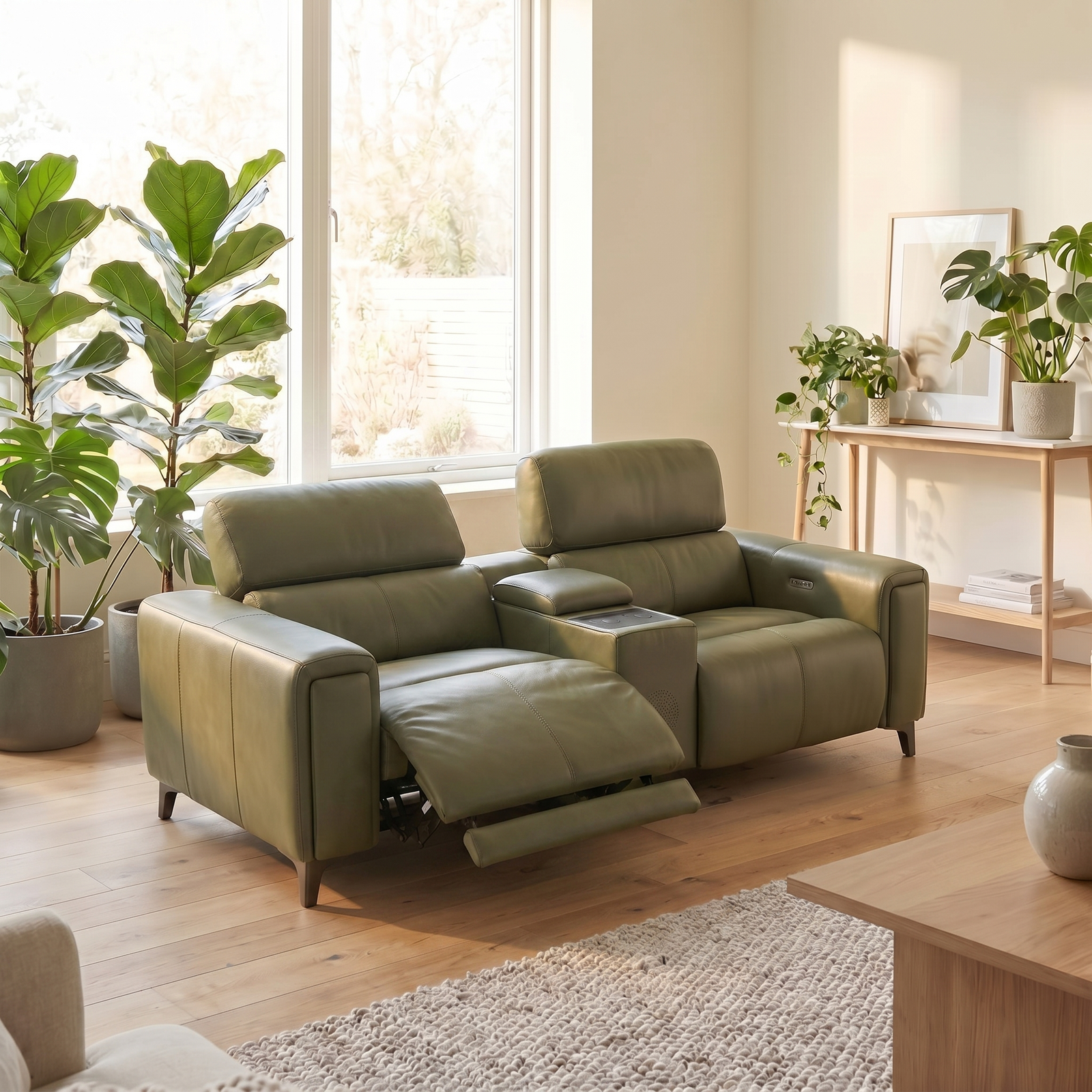 Plaza Media 3 Seater Sofa - Media 3 Seater Cat 20S - Power Recliner with USB 3 Seater Sofas Sterling Home 2