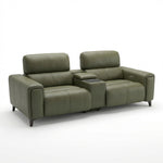 Plaza Media 3 Seater Sofa - Media 3 Seater Fabric - Power Recliner with USB Sterling Home 1