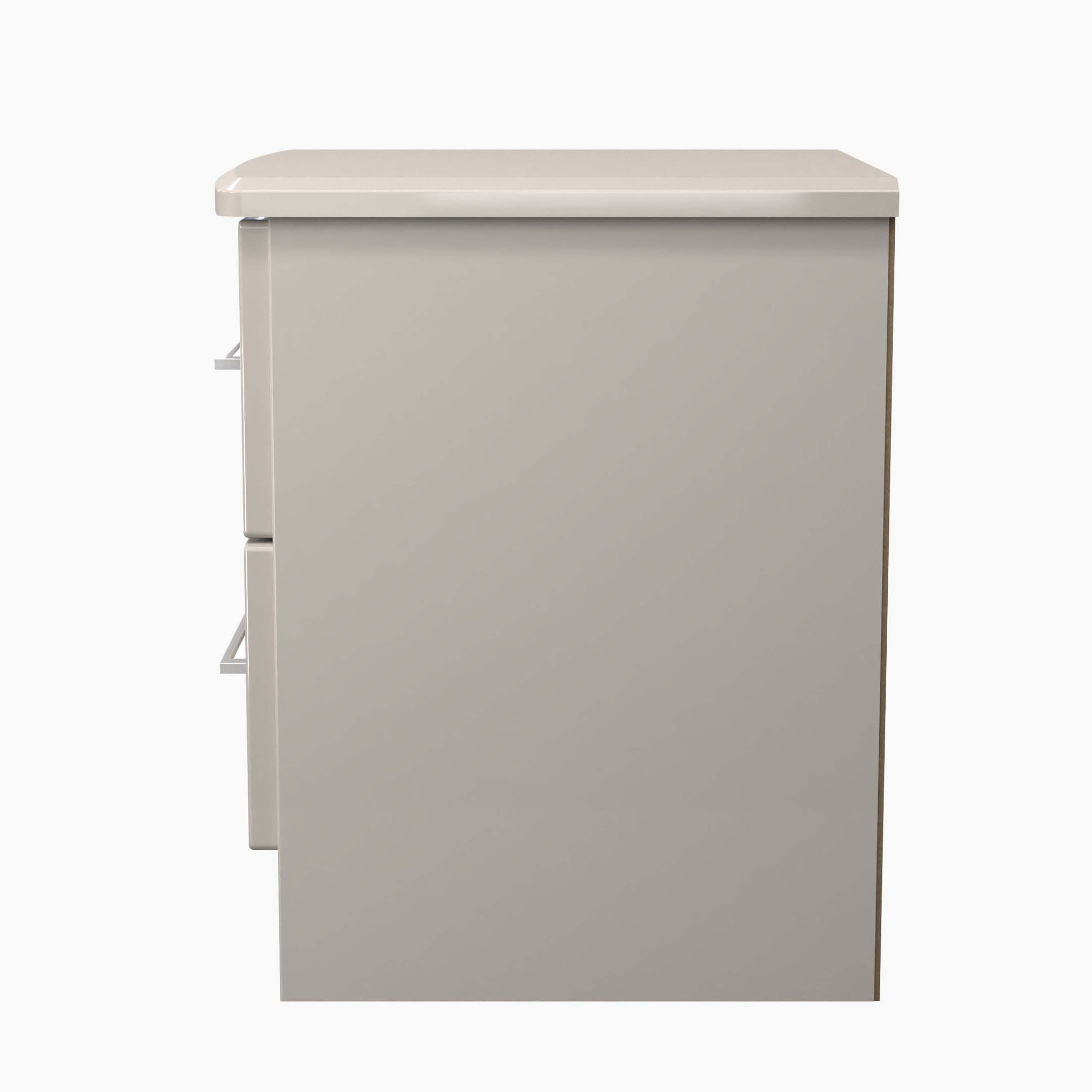 Portland 2 Drawer Bedside Cabinet - 2 Drawer Bedside Cabinet Sterling Home 10