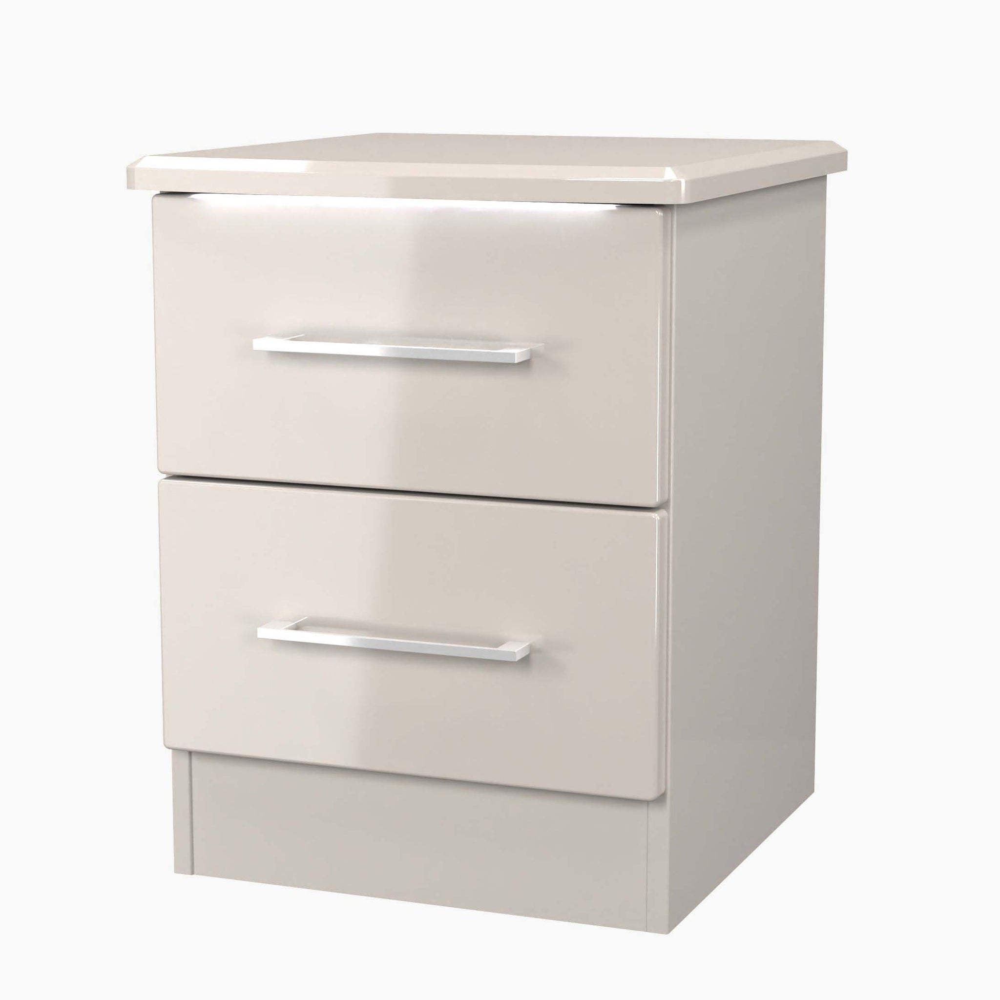 Portland 2 Drawer Bedside Cabinet - 2 Drawer Bedside Cabinet Sterling Home 7