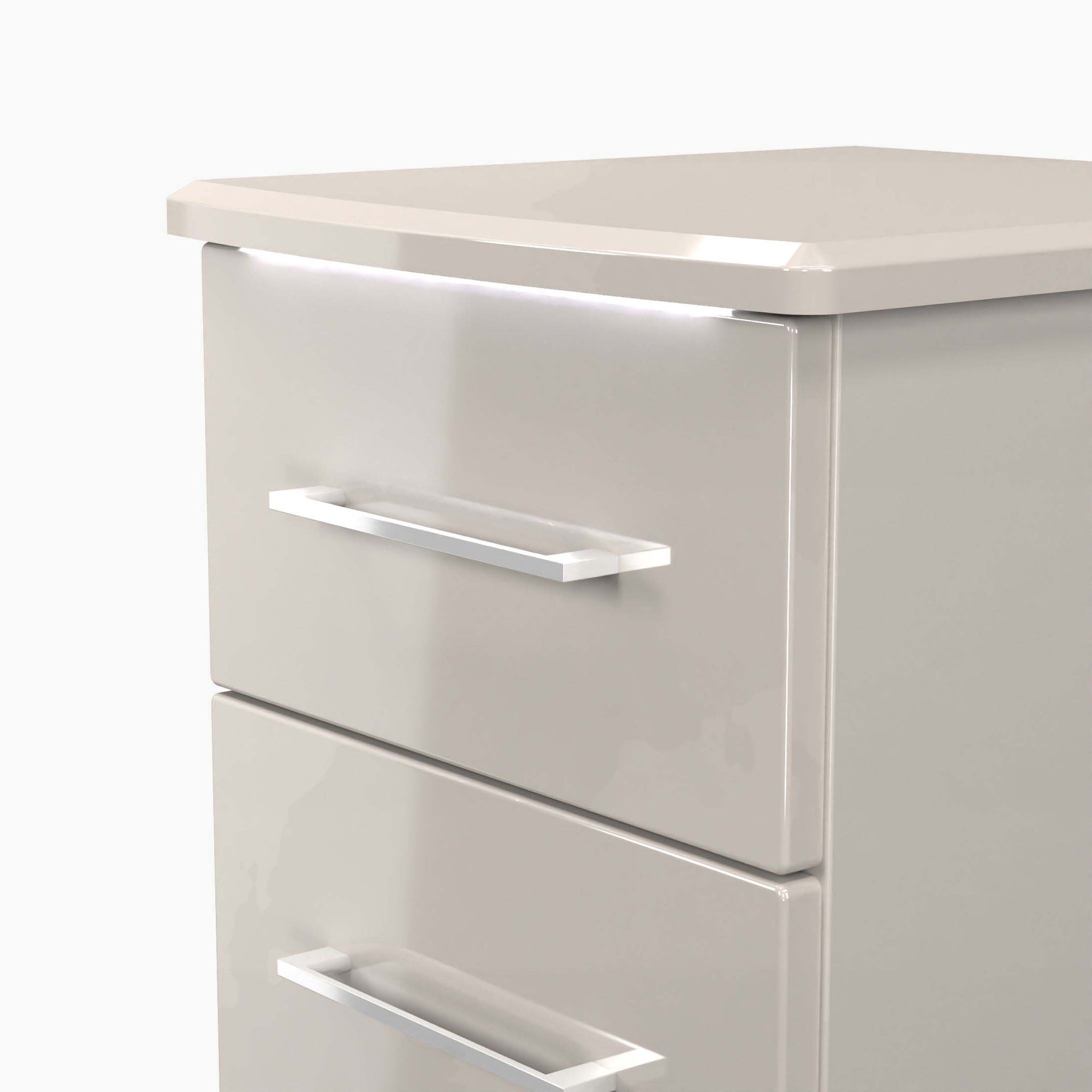 Portland 2 Drawer Bedside Cabinet - 2 Drawer Bedside Cabinet Sterling Home 8