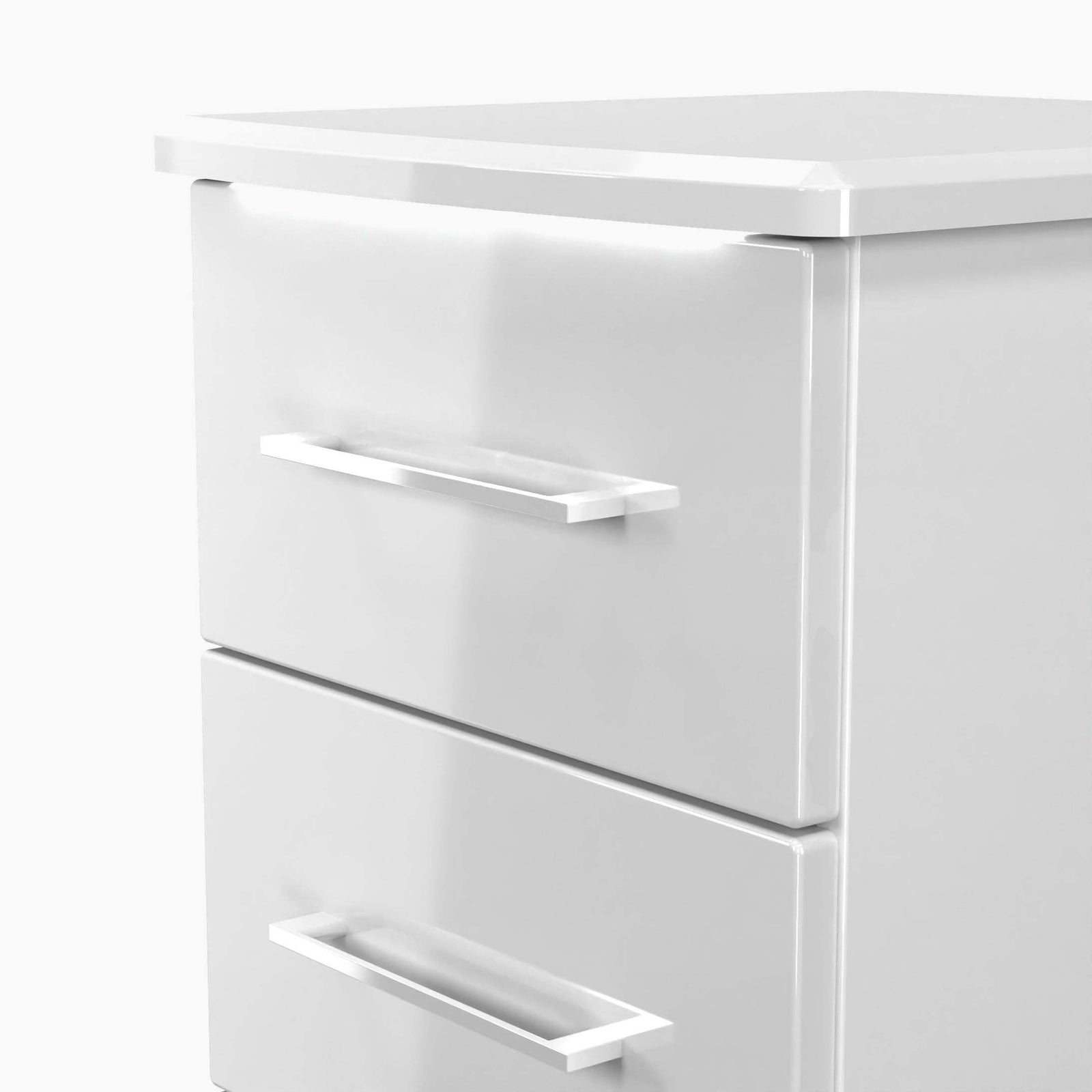 Portland 3 Drawer Bedside Cabinet - 3 Drawer Bedside Cabinet Sterling Home 2