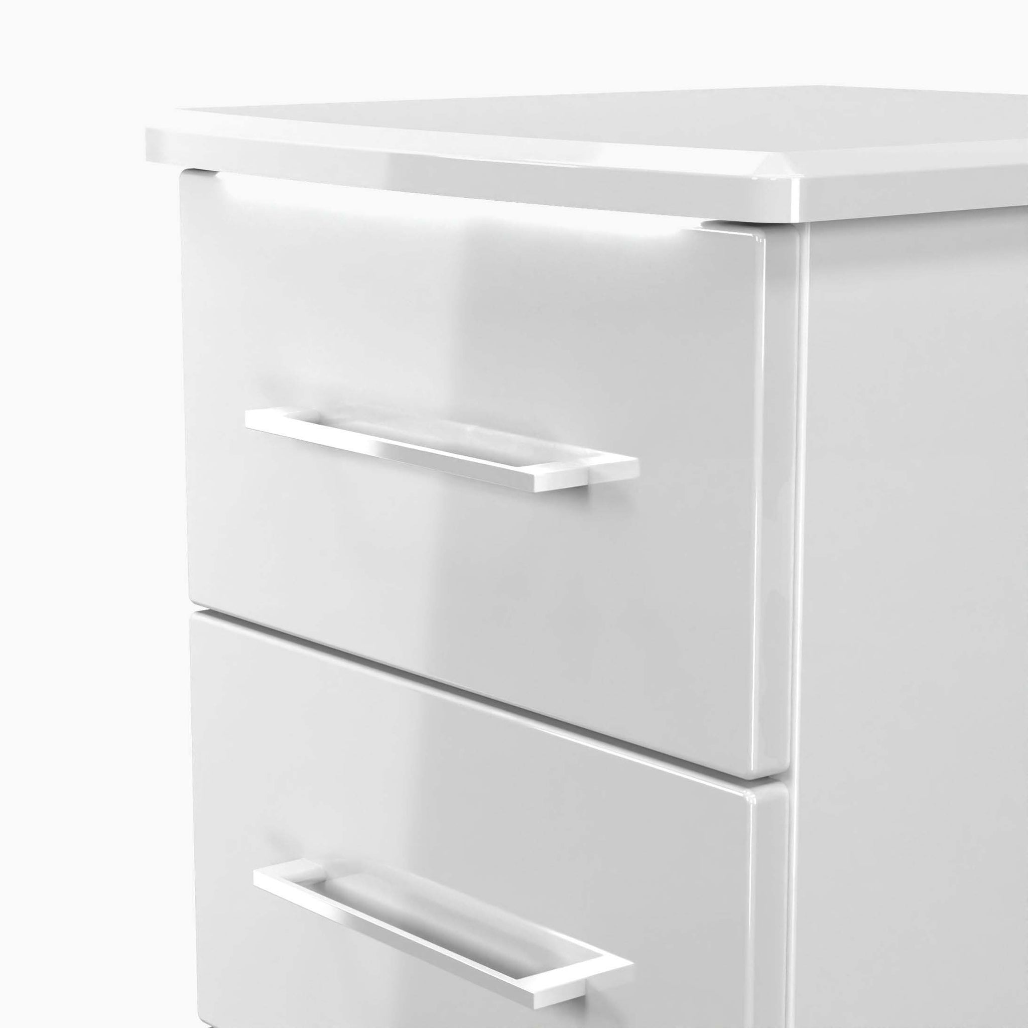 Portland 3 Drawer Bedside Cabinet - 3 Drawer Bedside Cabinet Sterling Home 2