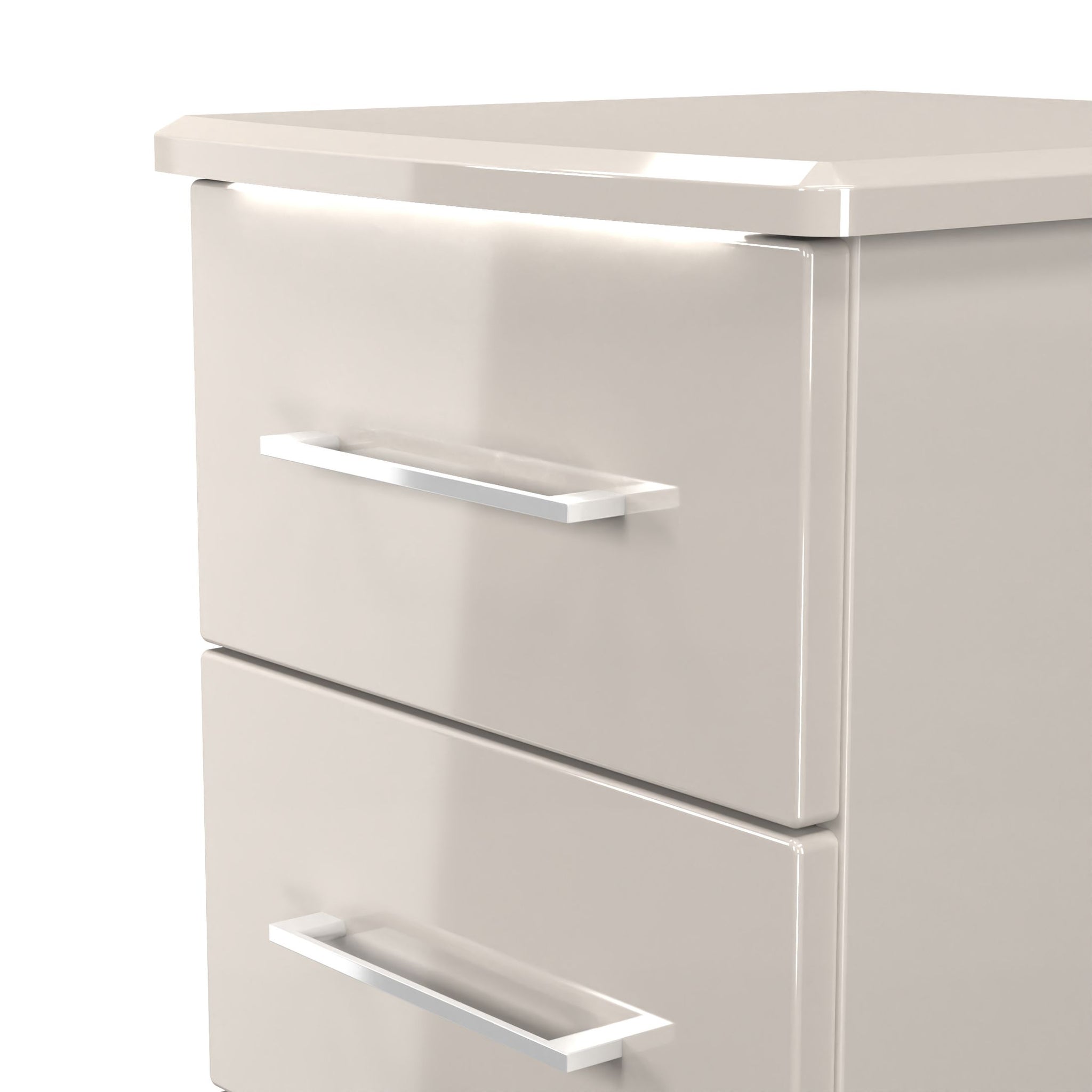 Portland 3 Drawer Bedside Cabinet - 3 Drawer Bedside Cabinet Sterling Home 7