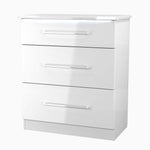 Portland 3 Chest of Drawers - 3 Drawer Deep Chest Sterling Home 3