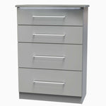 Portland 4 Chest of Drawers - 4 Drawer Deep Chest Sterling Home 14