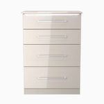 Portland 4 Chest of Drawers - 4 Drawer Deep Chest Sterling Home KGK - Kashmir Gloss & Kashmir 7