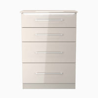 Portland 4 Chest of Drawers - 4 Drawer Deep Chest Sterling Home KGK - Kashmir Gloss & Kashmir 7