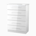 Portland 5 Drawer Cabinet - 5 Drawer Chest Sterling Home 3