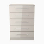 Portland 5 Drawer Cabinet - 5 Drawer Chest Sterling Home KGK - Kashmir Gloss & Kashmir 7