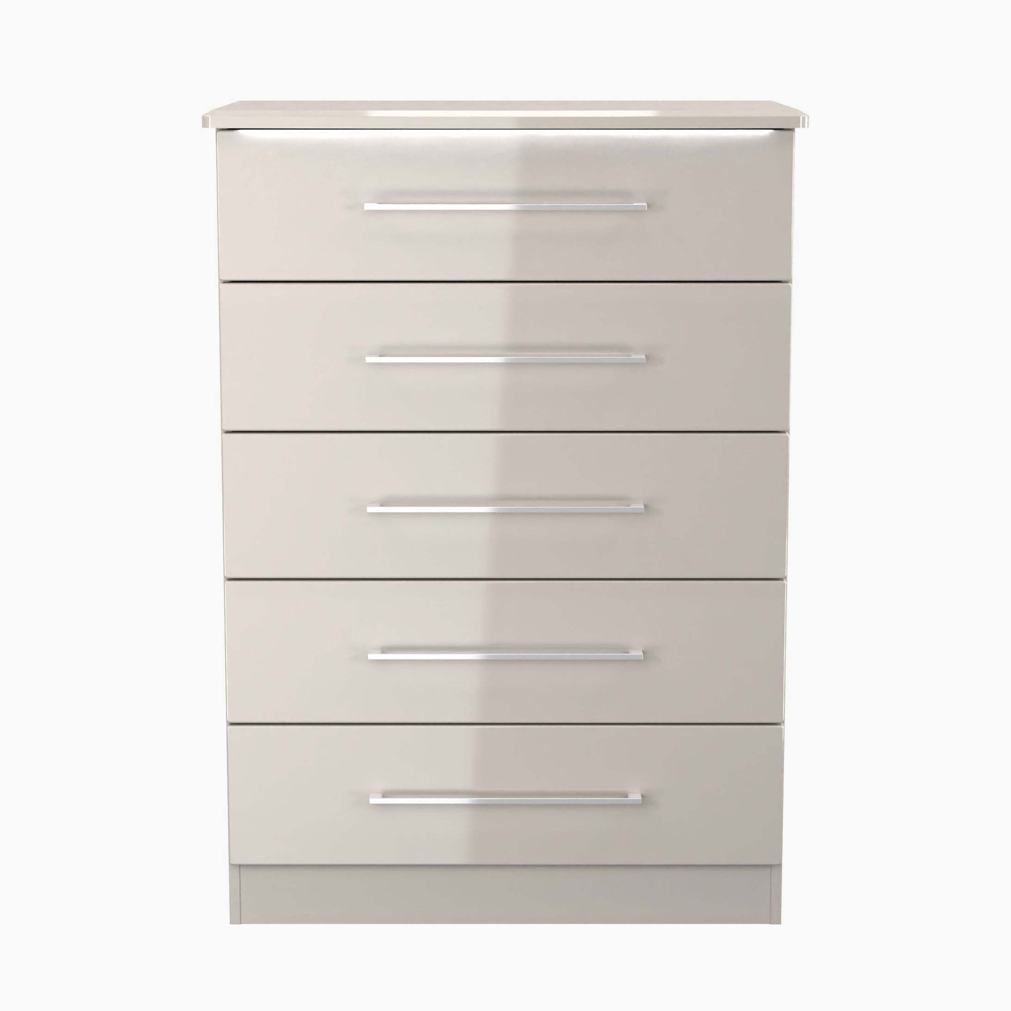 Portland 5 Drawer Cabinet - 5 Drawer Chest Sterling Home KGK - Kashmir Gloss & Kashmir 7