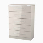 Portland 5 Drawer Cabinet - 5 Drawer Chest Sterling Home 9