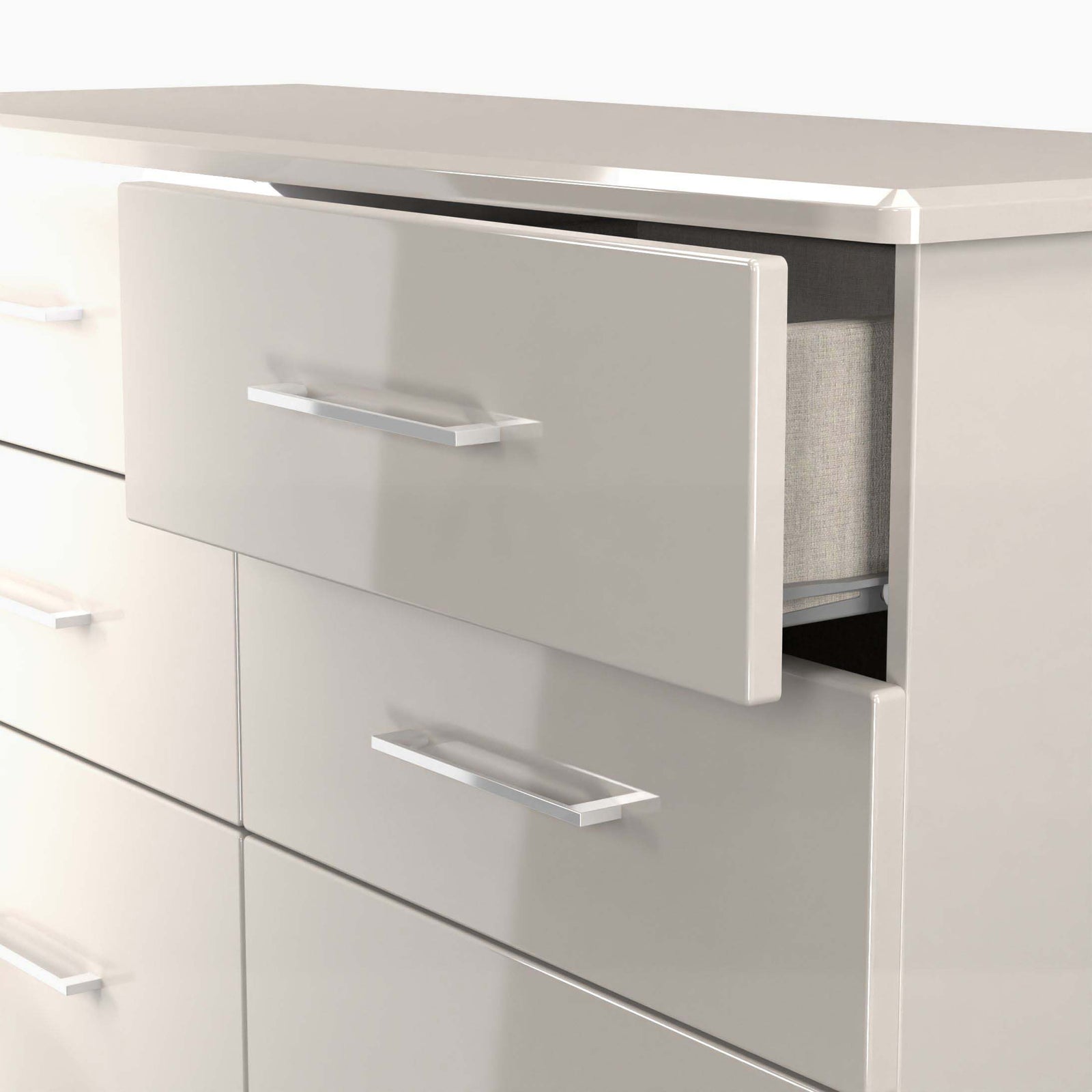 Portland 6 Drawer Midi Chest - 6 Drawer Midi Chest Sterling Home 11