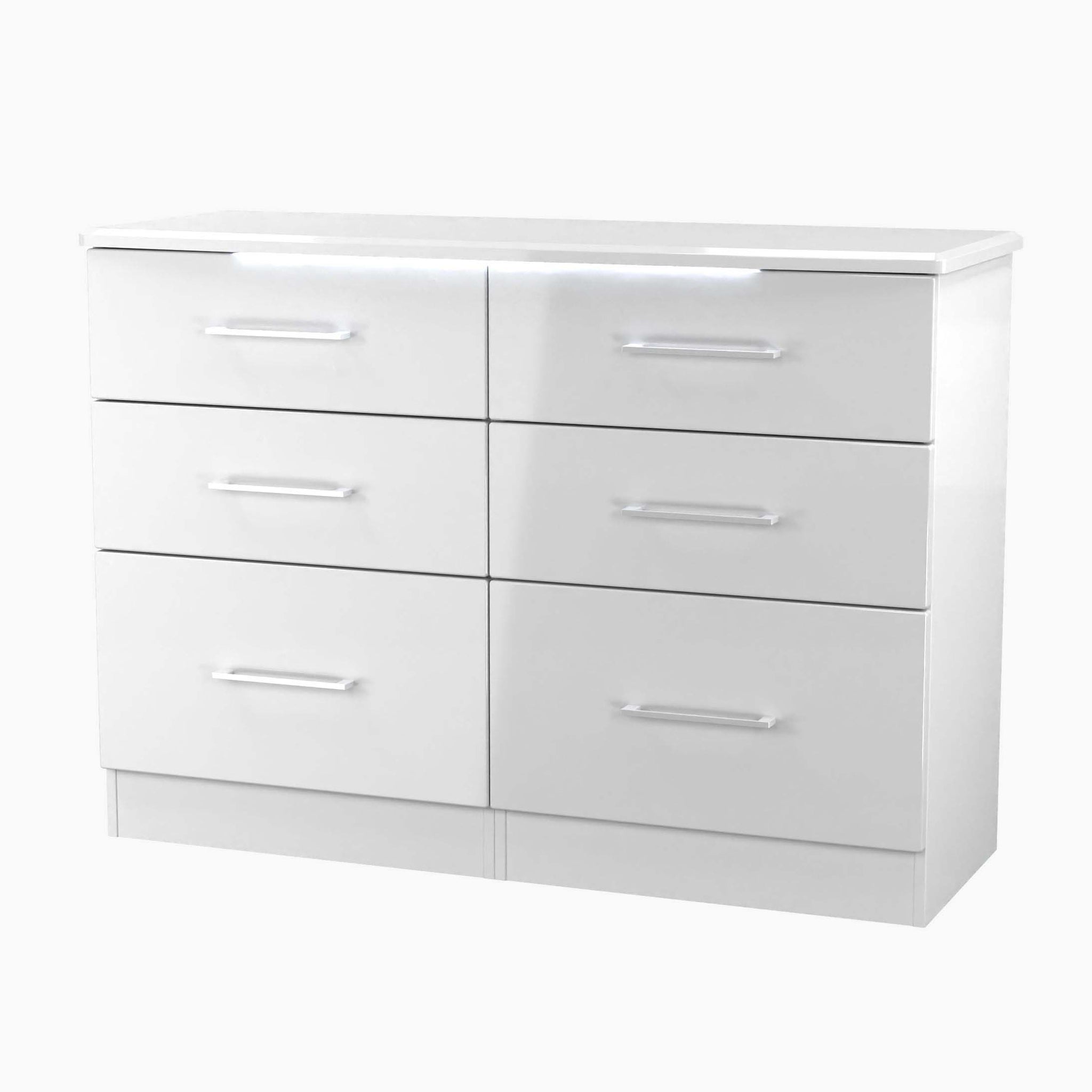 Portland 6 Drawer Cabinet - 6 Drawer Midi Chest Sterling Home 3
