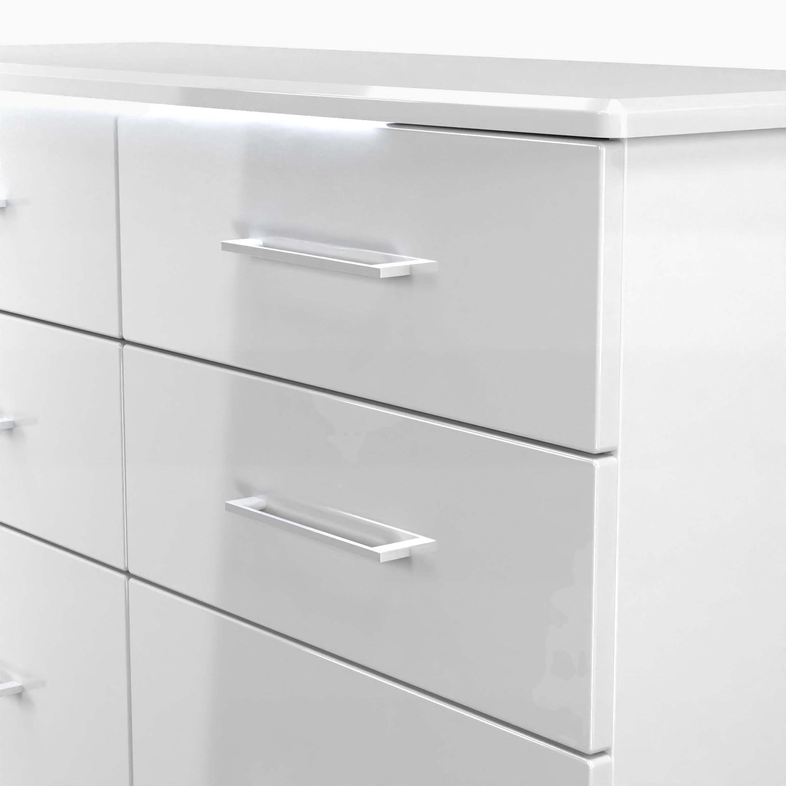 Portland 6 Drawer Midi Chest - 6 Drawer Midi Chest Sterling Home 4