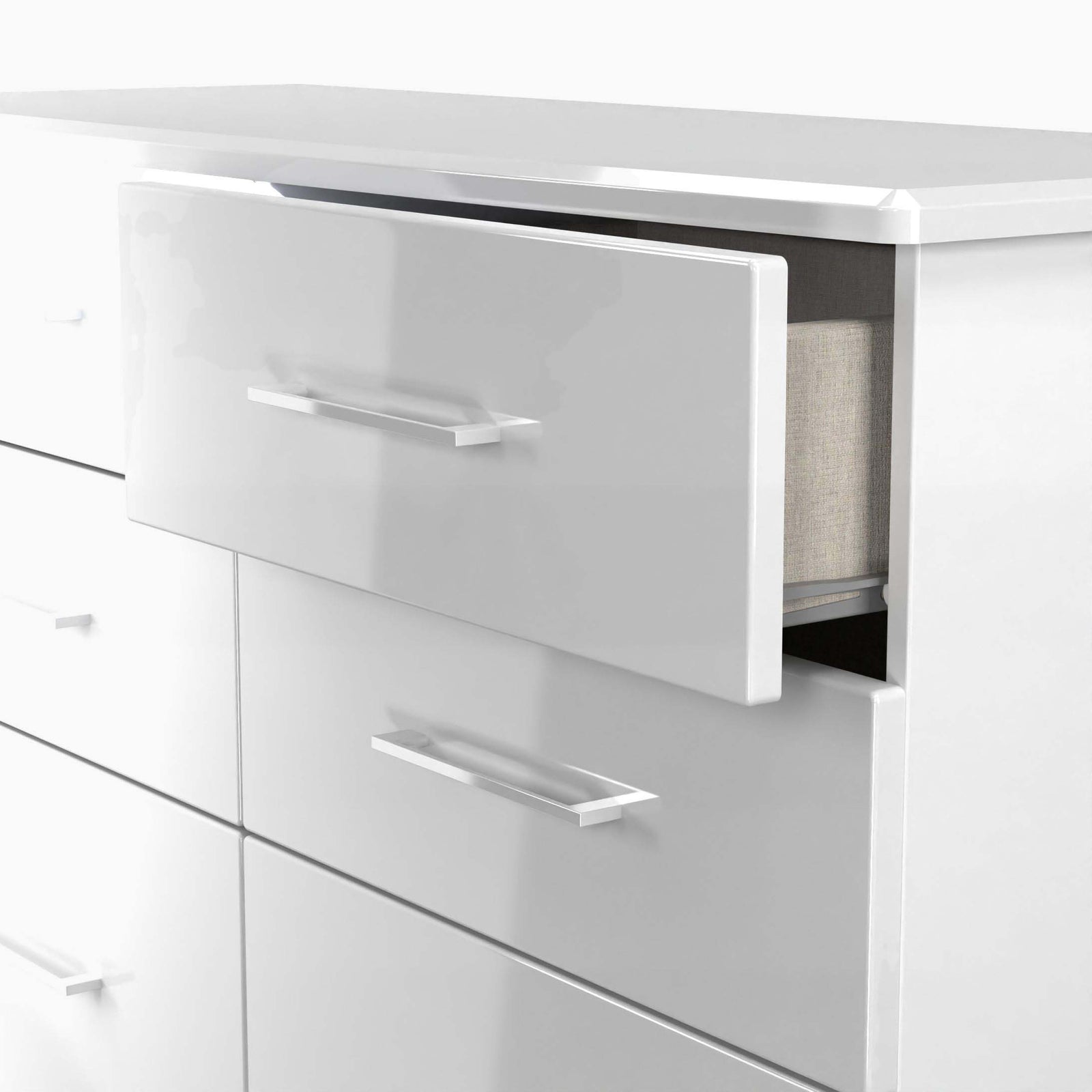 Portland 6 Drawer Midi Chest - 6 Drawer Midi Chest Sterling Home 5
