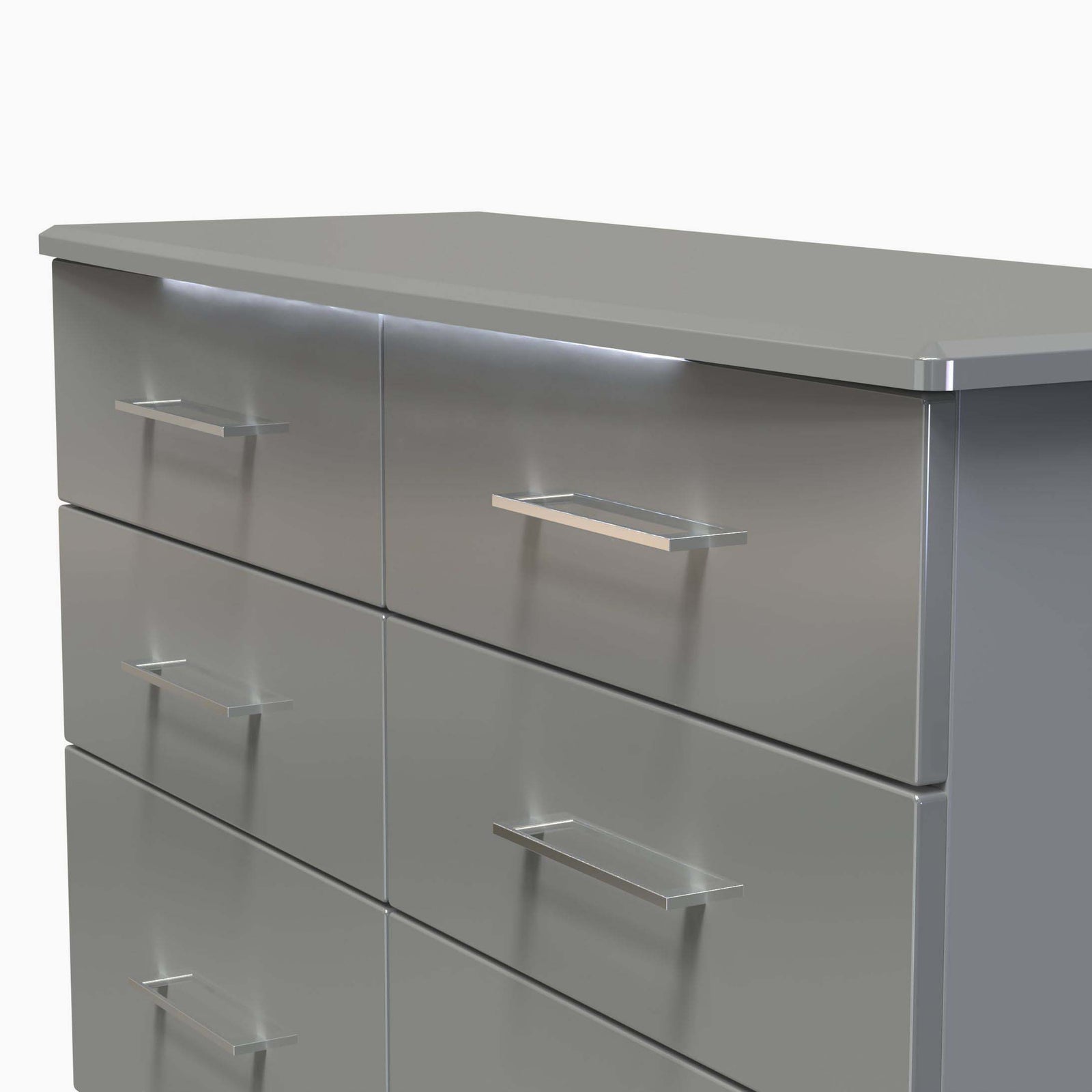 Portland 6 Drawer Midi Chest - 6 Drawer Midi Chest Sterling Home 16