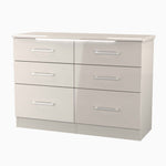 Portland 6 Drawer Cabinet - 6 Drawer Midi Chest Sterling Home 9