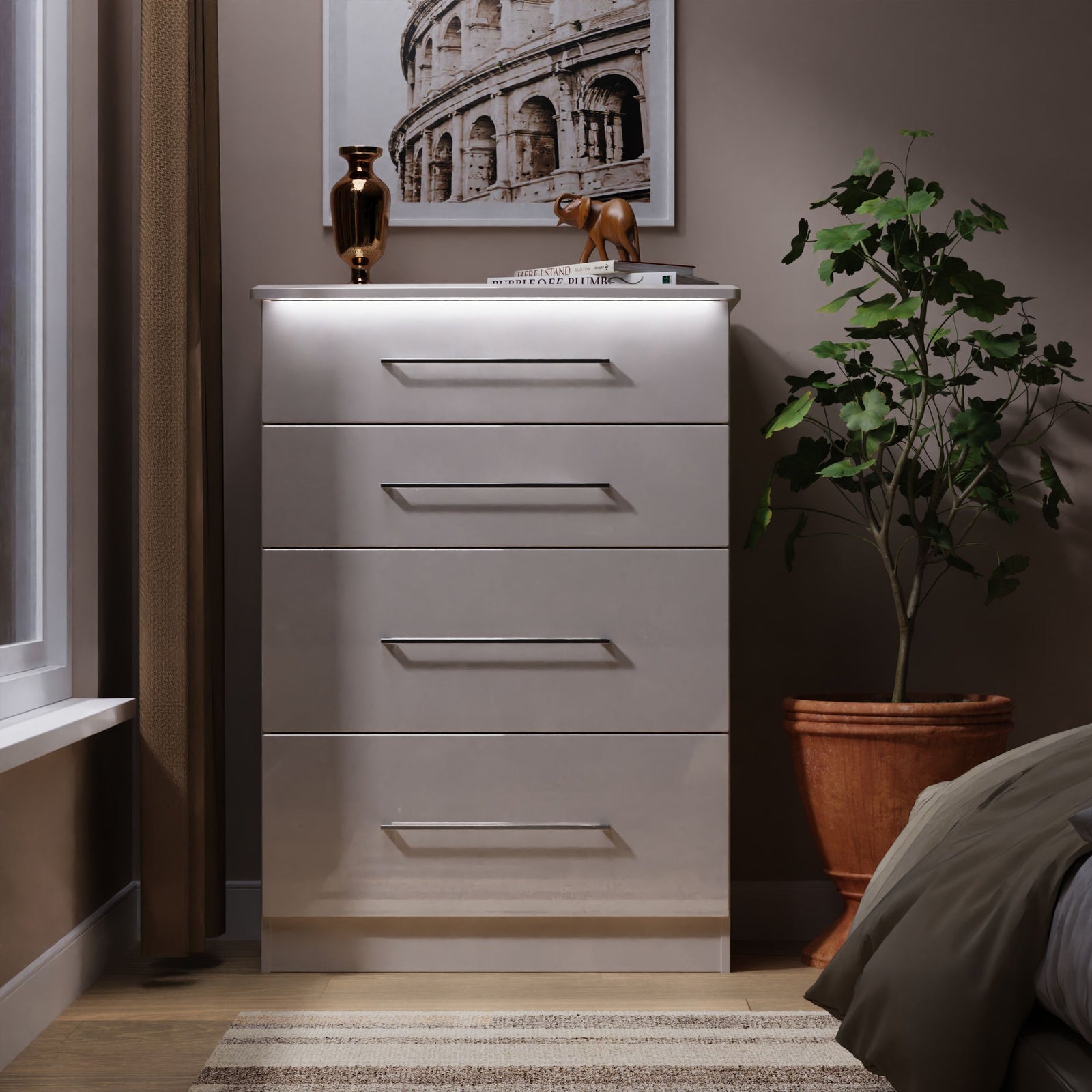 Portland 4 Drawer Deep Chest - 4 Drawer Deep Chest Sterling Home 13