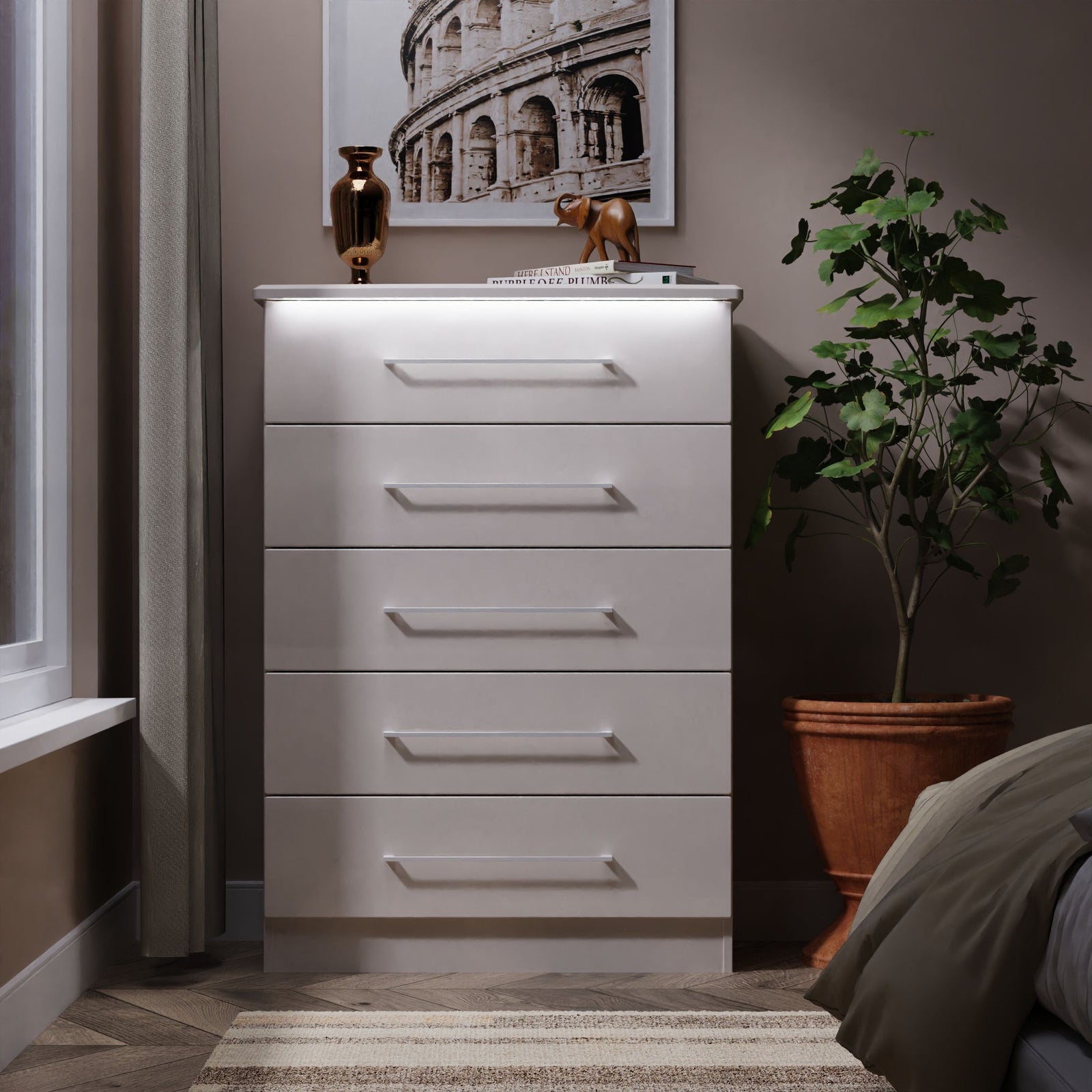 Portland 5 Drawer Chest - 5 Drawer Chest Sterling Home 8