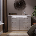 Portland 6 Drawer Cabinet - 6 Drawer Midi Chest Sterling Home 8