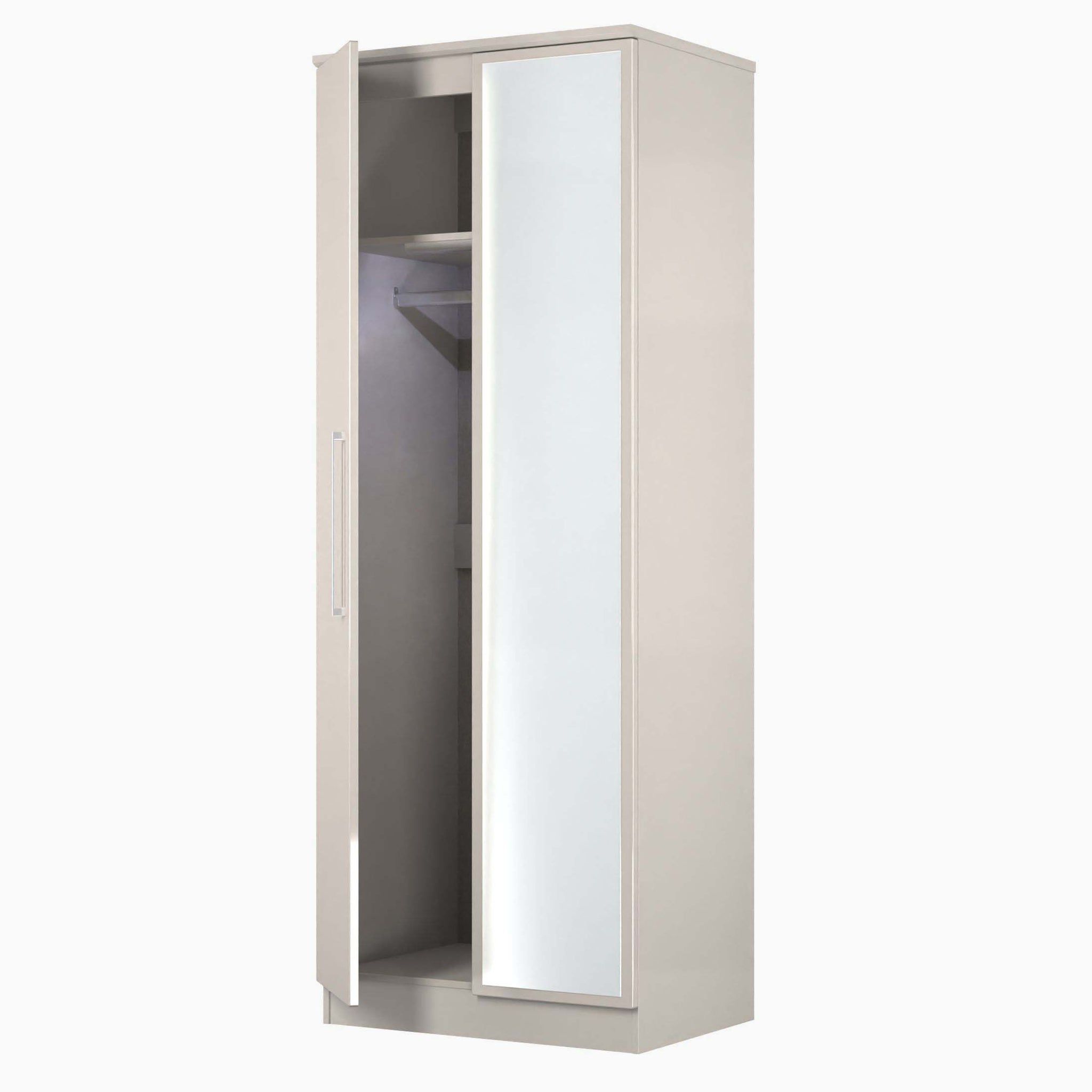 Portland Mirror Wardrobe - Tall Double Mirror Wardrobe Sterling Home 10