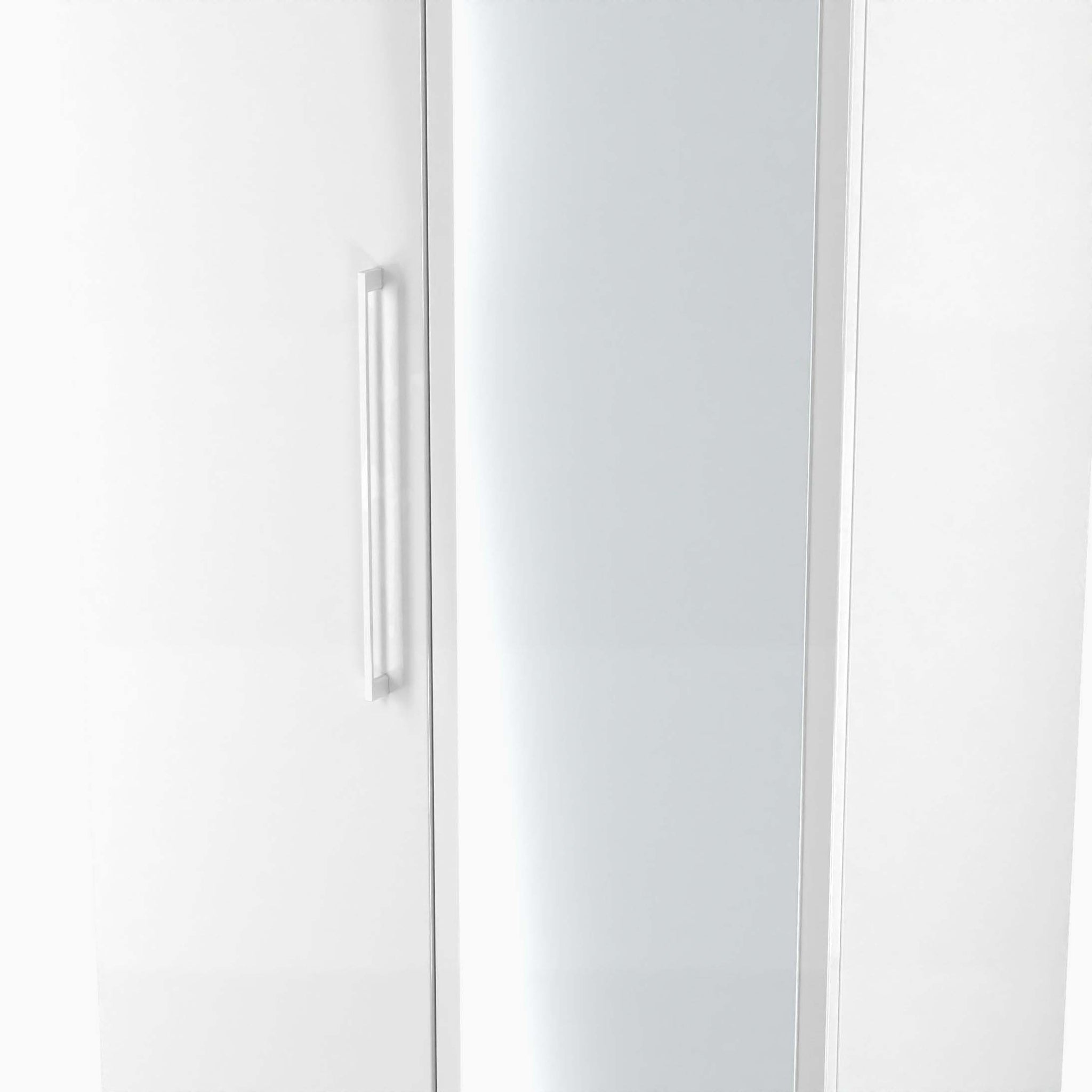 Portland Mirror Wardrobe - Tall Double Mirror Wardrobe Sterling Home 4